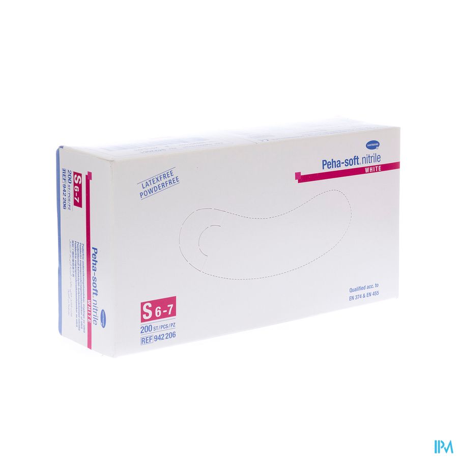 Peha-soft Nitrile Wit S 200 P/s Peha-soft Nitrile Wit S 200 P/s