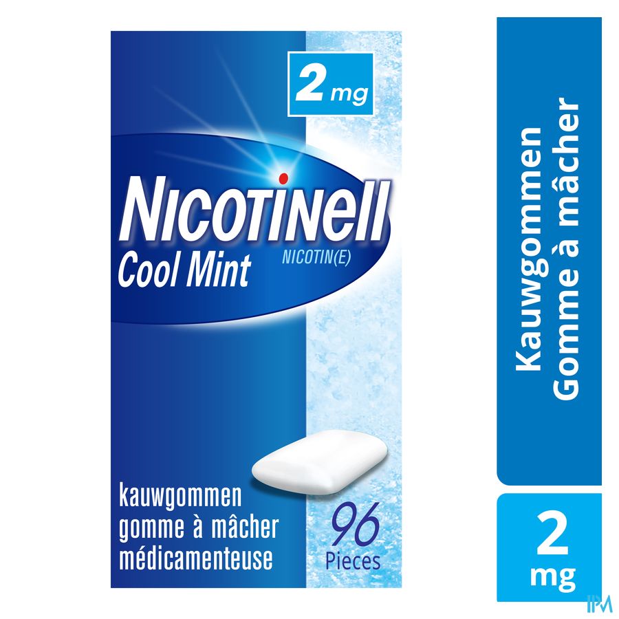 Nicotinell Cool Mint 2mg Gommes A Macher 96 3