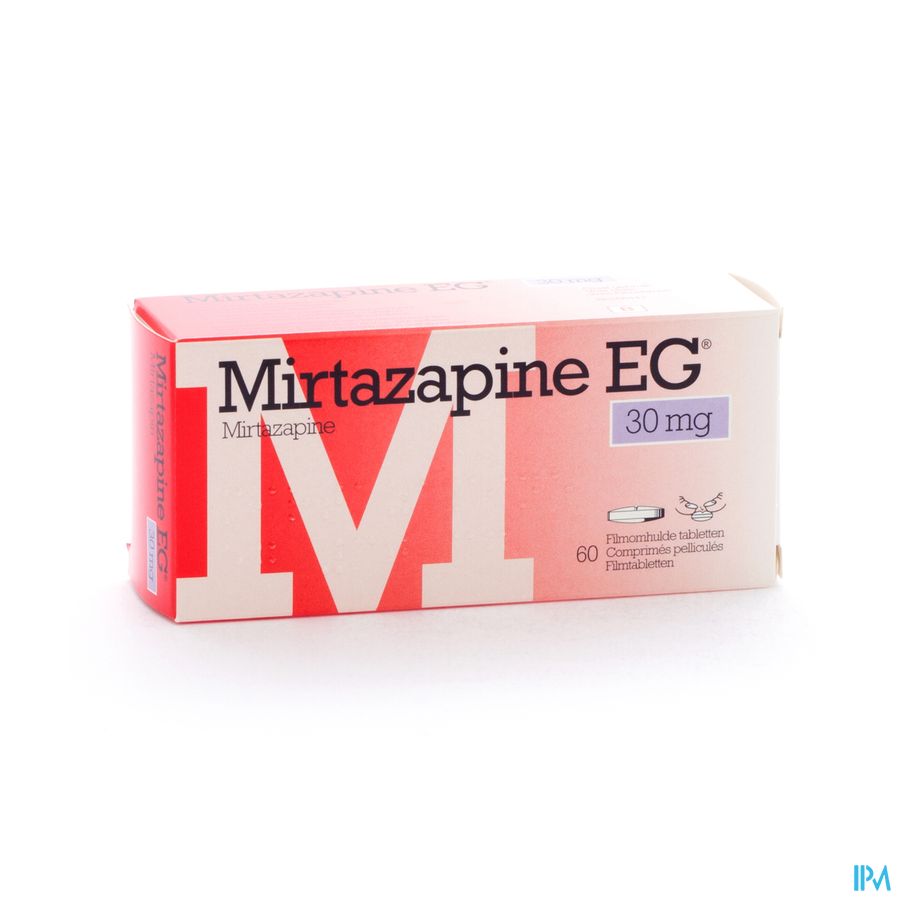 Mirtazapine EG 30Mg Comp Pell  60X30Mg Mirtazapine EG 30Mg Comp Pell  60X30Mg
