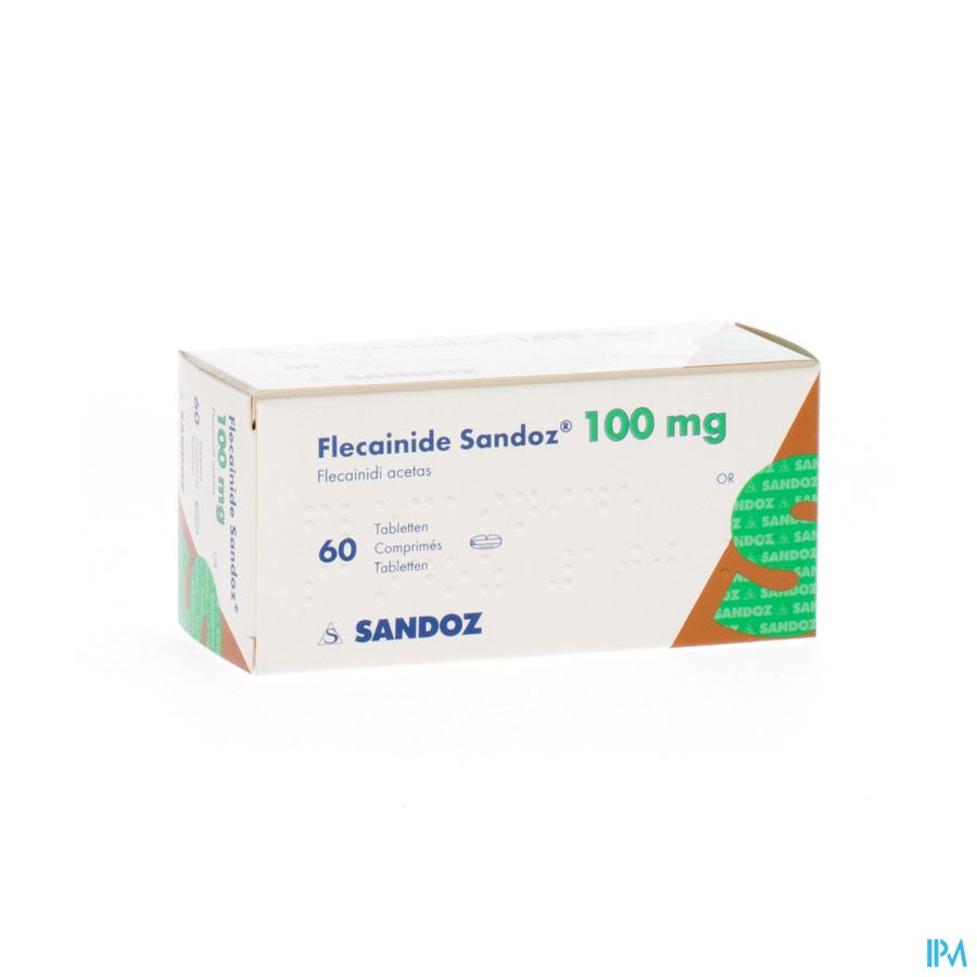 Flecainide Sandoz 100mg Tabl 60 X 100mg Flecainide Sandoz 100mg Tabl 60 X 100mg