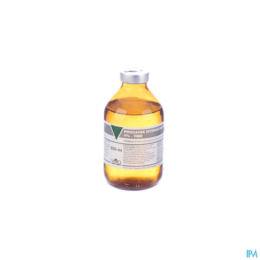 Procaine Hcl 4% Fl 250ml Vmd