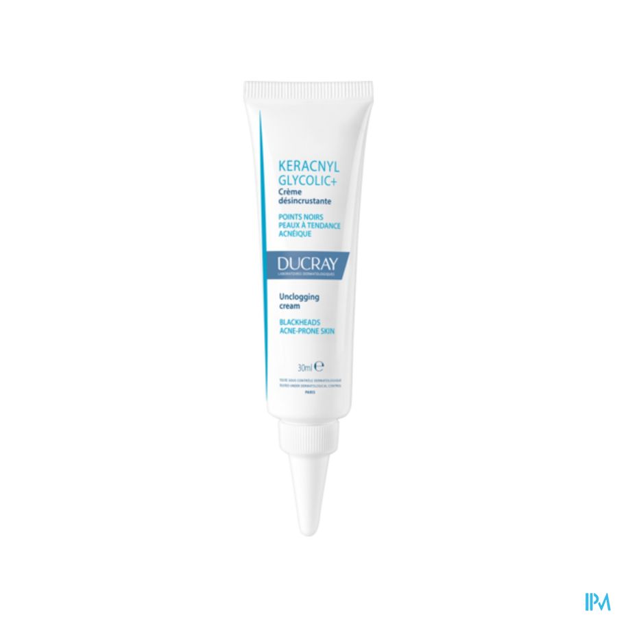 Ducray Keracnyl Glycolic+ Cr Tegen Zw.puntjes 30ml