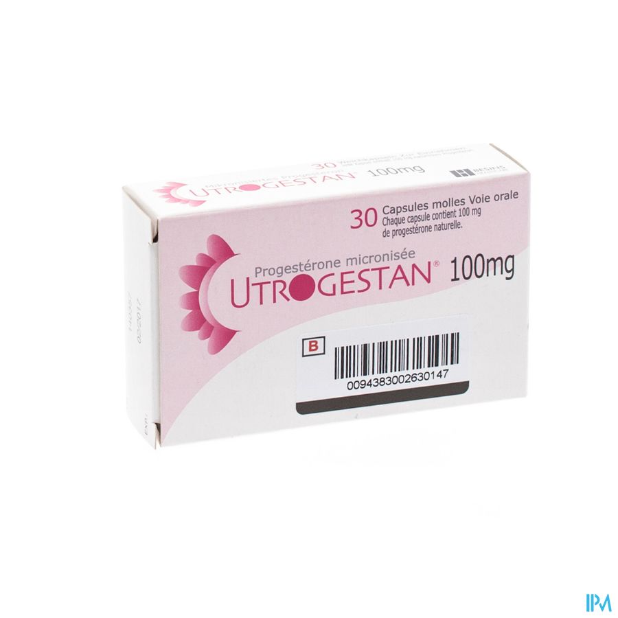 Utrogestan Caps 30 X 100mg Utrogestan Caps 30 X 100mg