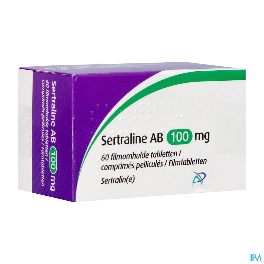 Sertraline Ab 100mg Comp Pell 60 Sertraline Ab 100mg Comp Pell 60