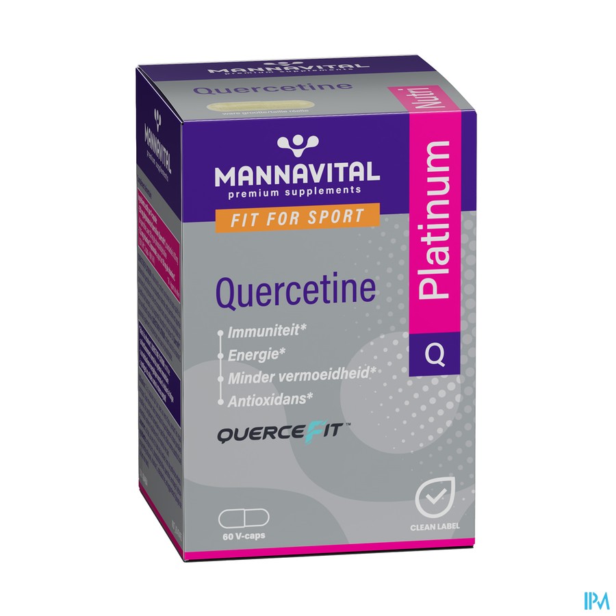 Mannavital Quercetine Platinum V-caps 60