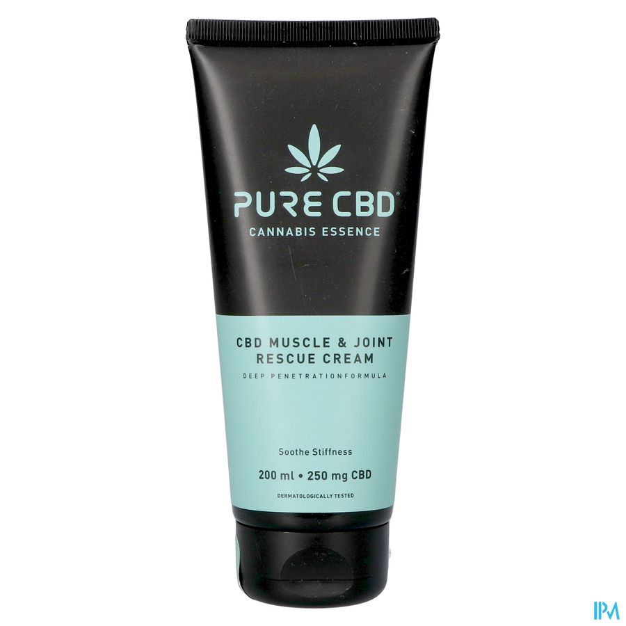 Pure Cbd Muscle & Joint Rescue Cream Tube 200ml 2