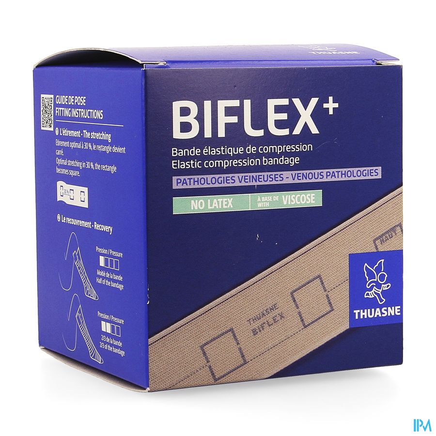 Thuasne Biflex 16+ Licht Ijkteken Beige 8cmx3m Thuasne Biflex 16+ Licht Ijkteken Beige 8cmx3m