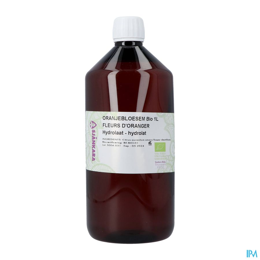 Sjankara Fleurs Oranger Hydrolat Bio 1000ml Sjankara Fleurs Oranger Hydrolat Bio 1000ml