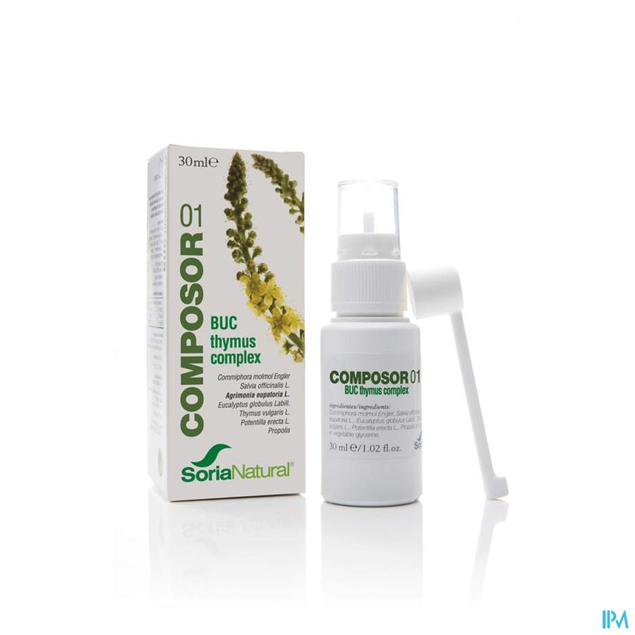 Soria Composor Buccosor Keelspray + Propolis 30ml