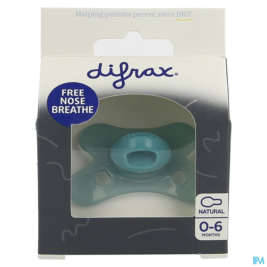 Difrax Sucette Natural 0-6m Special Edit. Ocean 1