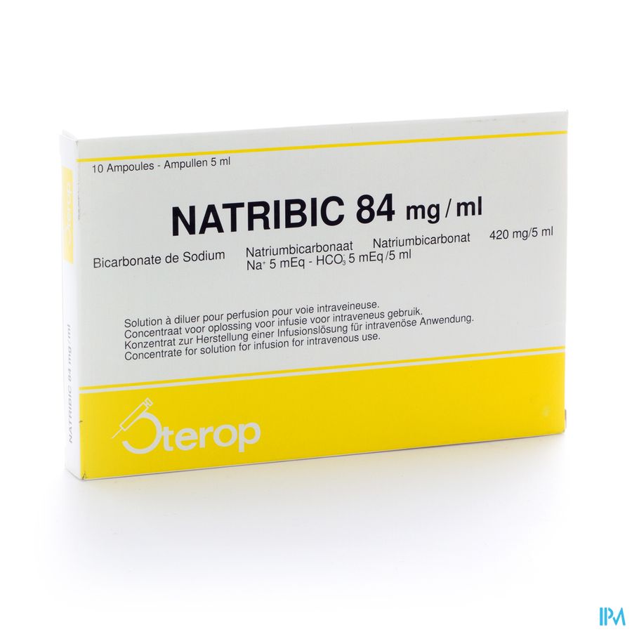 Natribic 84mg/ml 5ml Sol Inj 10