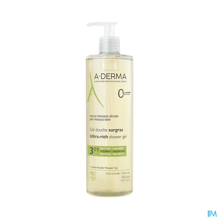 Aderma Indisp.douchegel Overvet 750ml Aderma Indisp.douchegel Overvet 750ml
