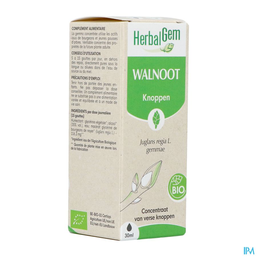 Herbalgem Walnoot Bio 30ml Herbalgem Walnoot Bio 30ml