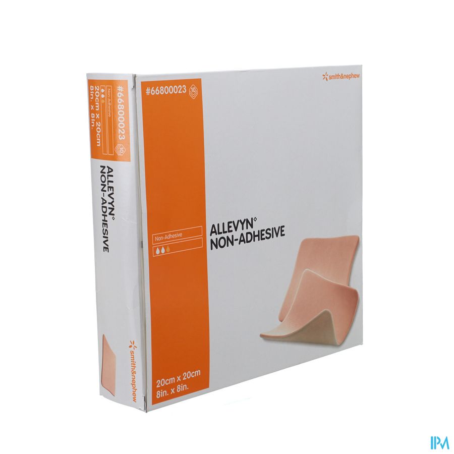 Allevyn Non Adh Verb Hydrocel. 20x20cm 10 66800023 Allevyn Non Adh Verb Hydrocel. 20x20cm 10 66800023