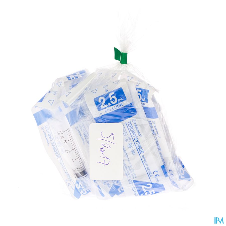 Wwsp 2,5ml Terumo Znld Luer 10 St Ss-02 Wwsp 2,5ml Terumo Znld Luer 10 St Ss-02