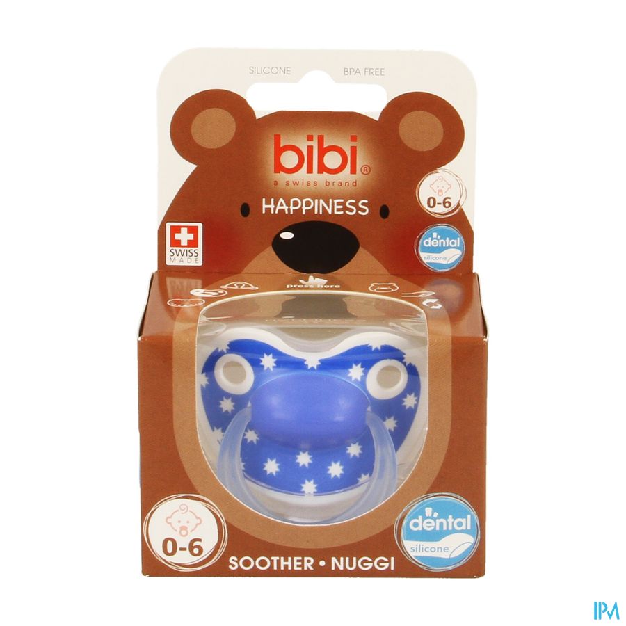 Bibi Fopspeen Hp Dental Lovely Dots 0- 6m Bibi Fopspeen Hp Dental Lovely Dots 0- 6m