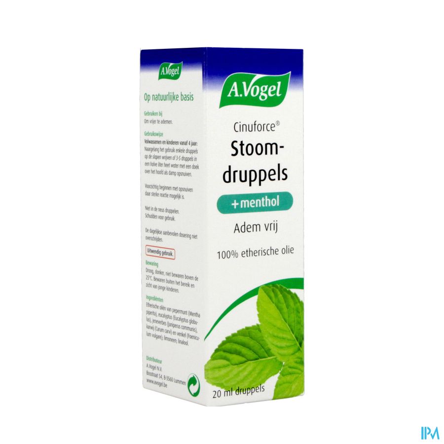 A.Vogel Cinuforce Stoomdruppels 20ml A.Vogel Cinuforce Stoomdruppels 20ml