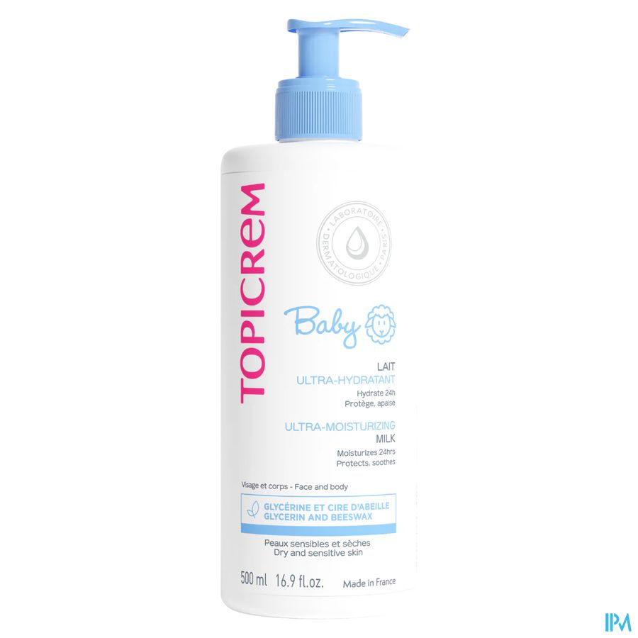 Topicrem Baby Ultrahydraterende Melk 500ml 4