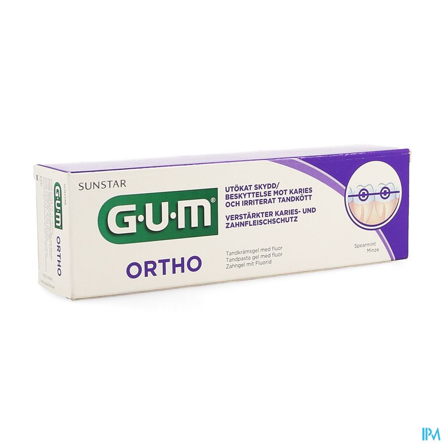 Gum Ortho Tandpasta Gel 75ml 3080 1