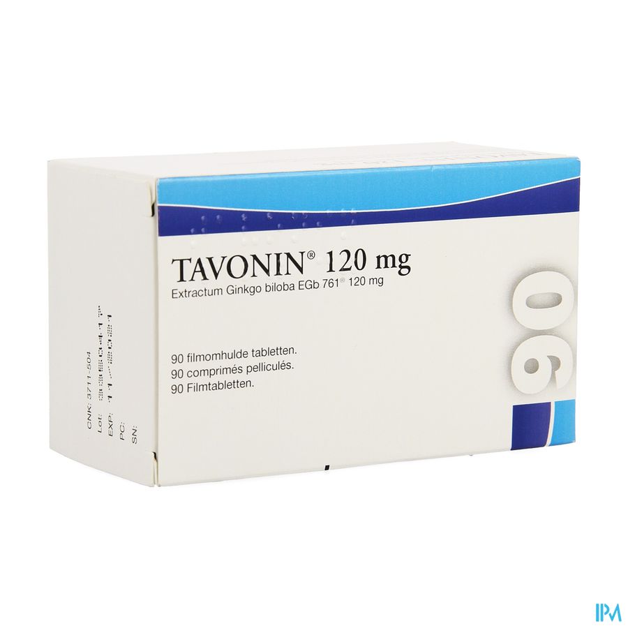 Tavonin Filmomh Tabl 90 X 120mg Pip Tavonin Filmomh Tabl 90 X 120mg Pip