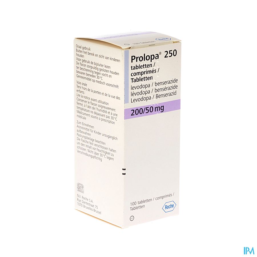 Prolopa 250 200mg/ 50mg Comp 100 Prolopa 250 200mg/ 50mg Comp 100