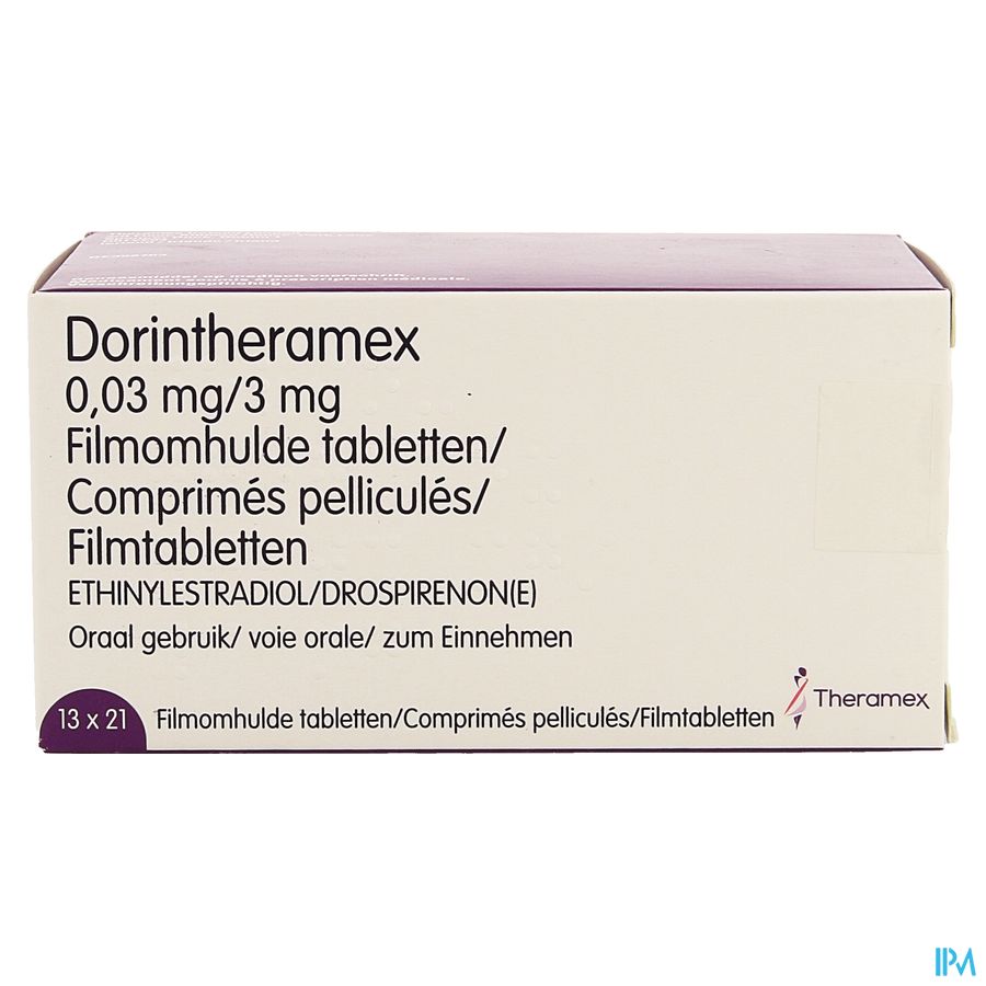 Dorin Theramex 3,00mg/0,03mg Filmomh Tabl 13 X 21 3
