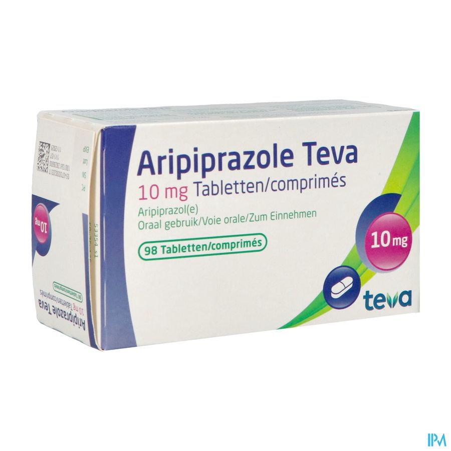 Aripiprazole Teva 10mg Tabl 98 X 10mg Aripiprazole Teva 10mg Tabl 98 X 10mg