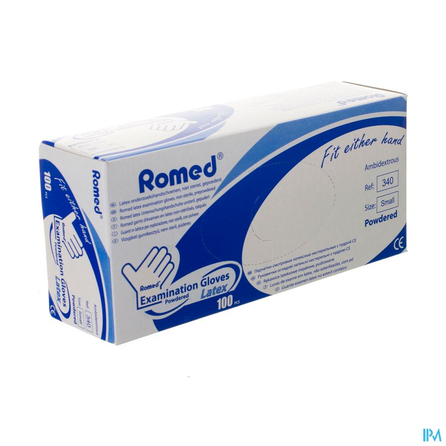 Handschoen Latex Onderzoek Small 100 Pontos Handschoen Latex Onderzoek Small 100 Pontos