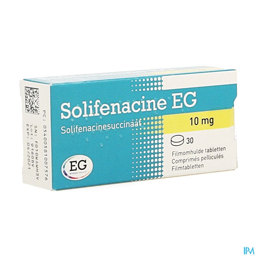 Solifenacine EG 10Mg Filmomh Tabl  30 Pvc/Alu