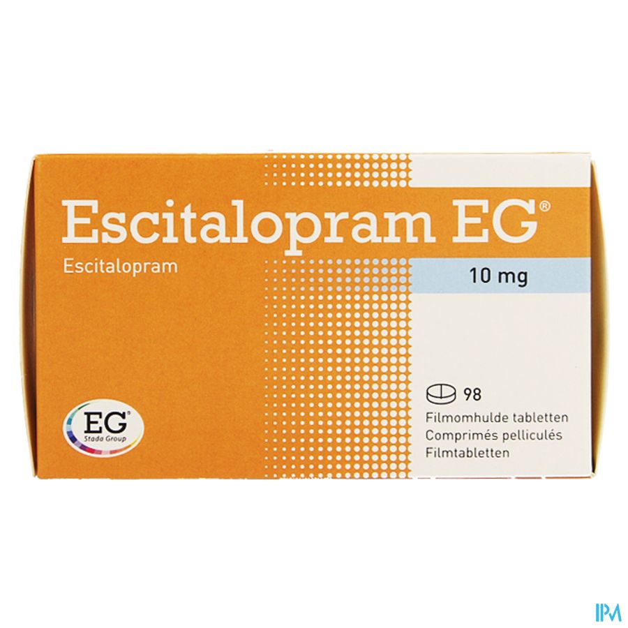 Escitalopram EG 10 Mg Comp Pell 98 X 10 Mg 1