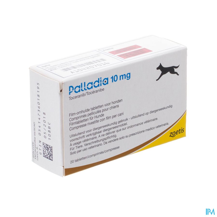 Palladia 10mg Filmomh Tabl 4 X 5 Honden Palladia 10mg Filmomh Tabl 4 X 5 Honden