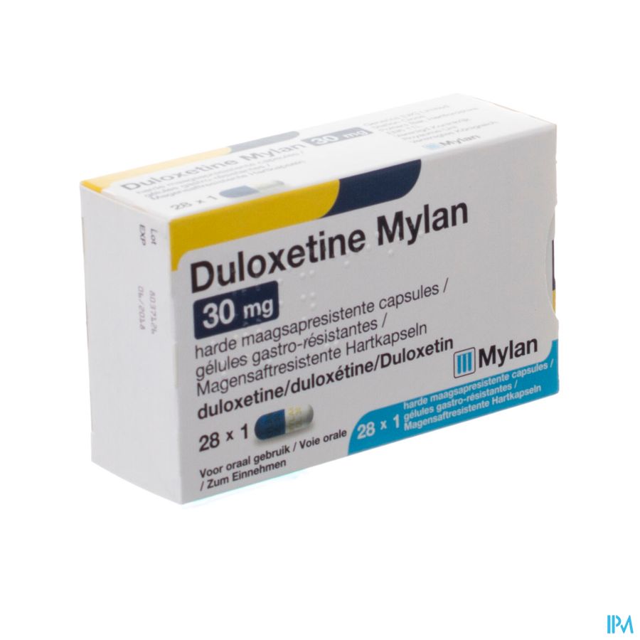Duloxetine Viatris Gastro Resist Caps 28x30mg Duloxetine Viatris Gastro Resist Caps 28x30mg