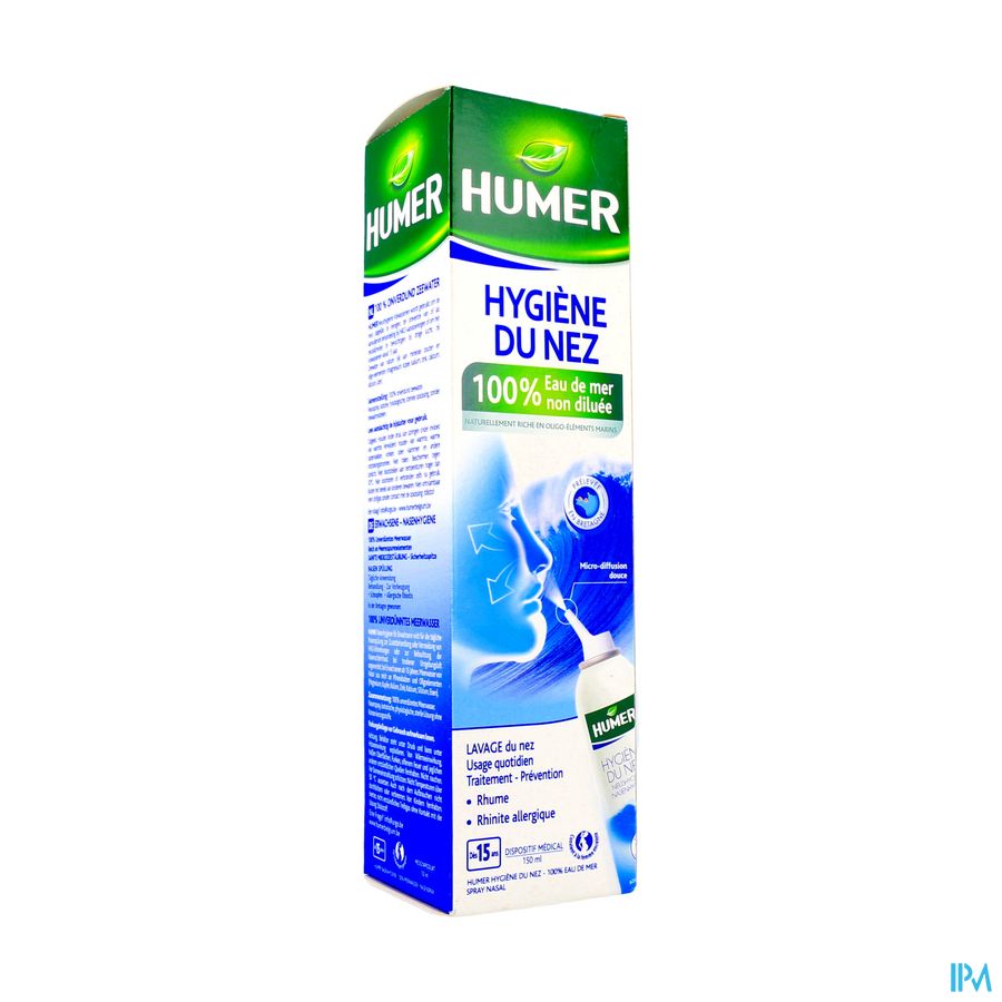 Humer Spray Isotonique Adulte 150ml Humer Spray Isotonique Adulte 150ml