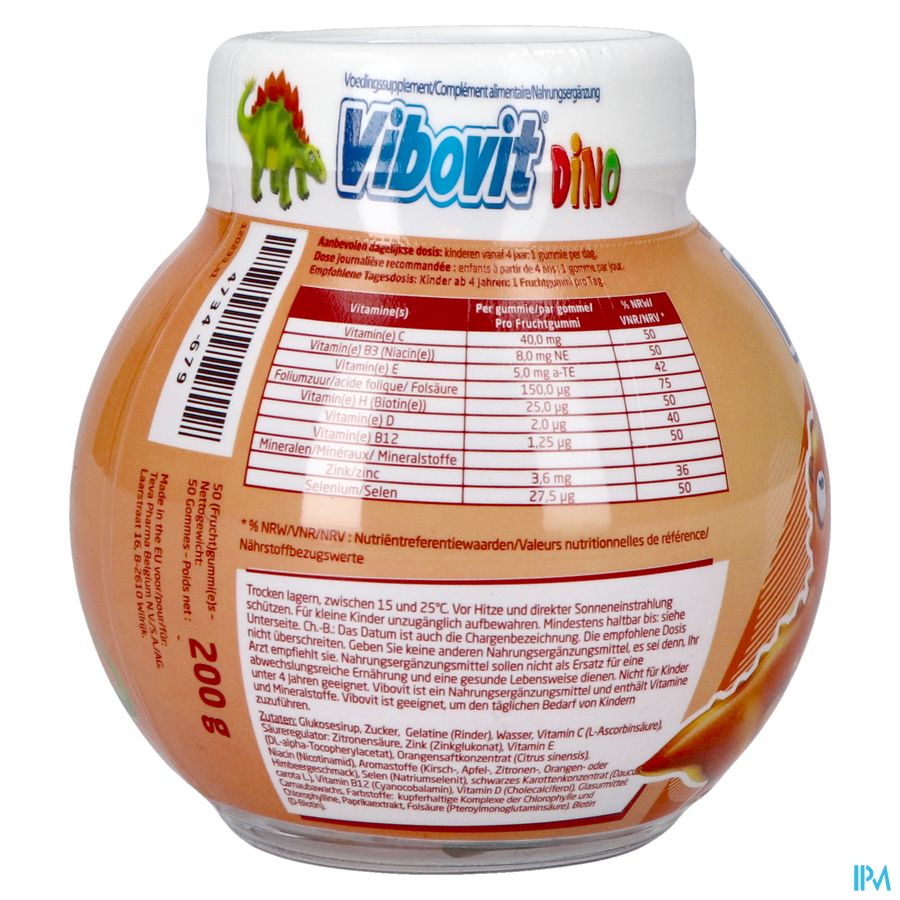 Vibovit Junior 4+ Dino Gummies 50 4