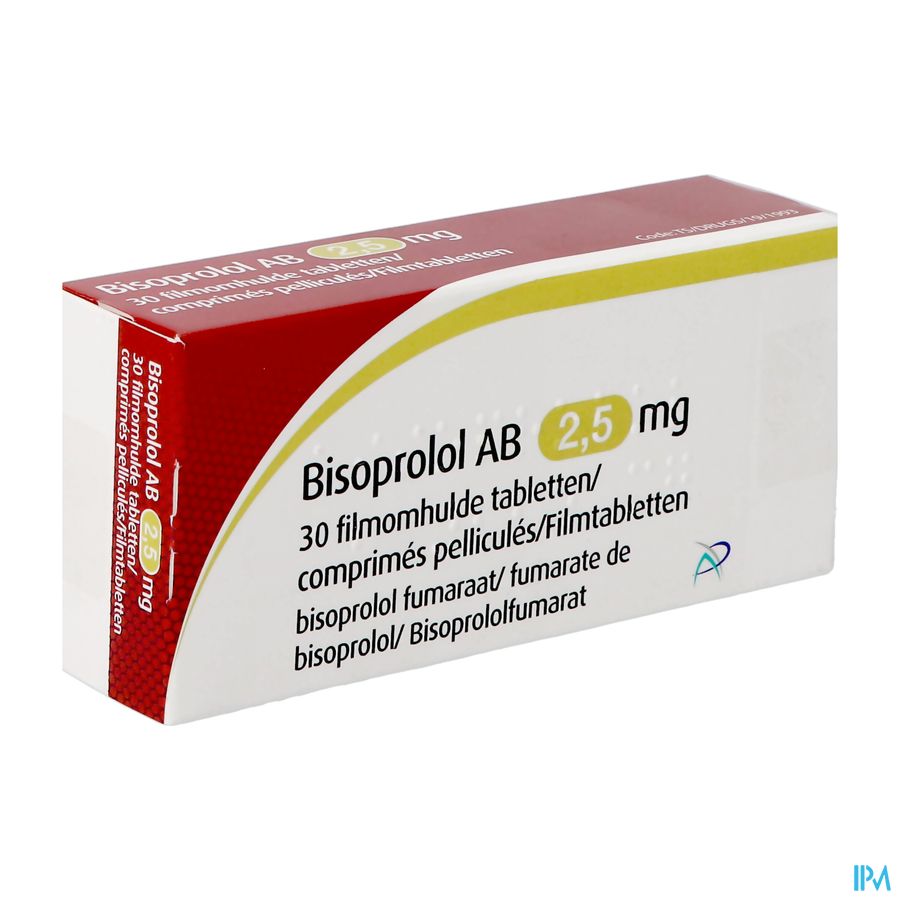 Bisoprolol Ab 2,5mg Comp Pell 30