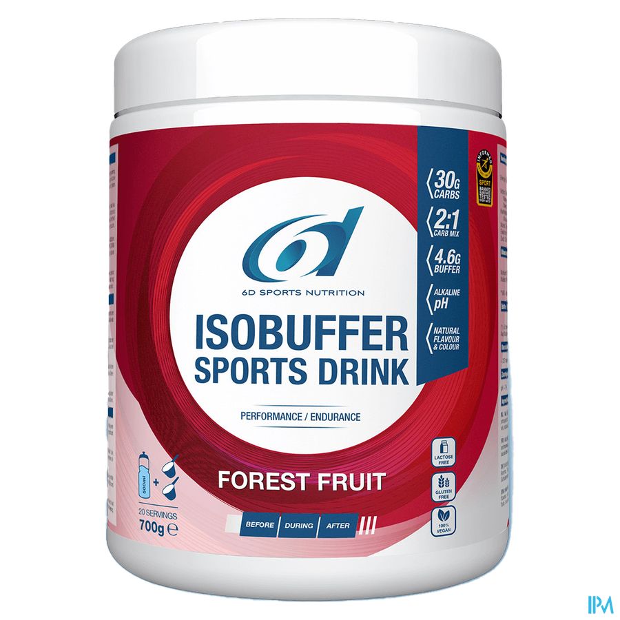 6d Isobuffer Sports Drink Forest Fruit 700g 2