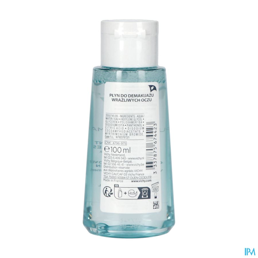Vichy Pt Kalmerende Oogmake Up Remover 100ml 2