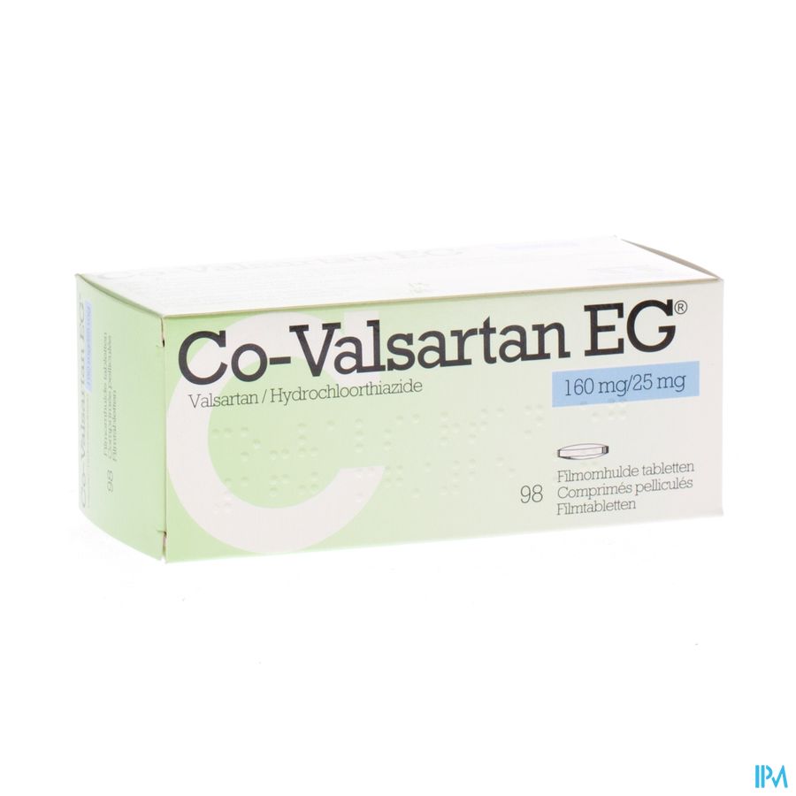 Co Valsartan EG 160Mg/25,0Mg Tabl 98