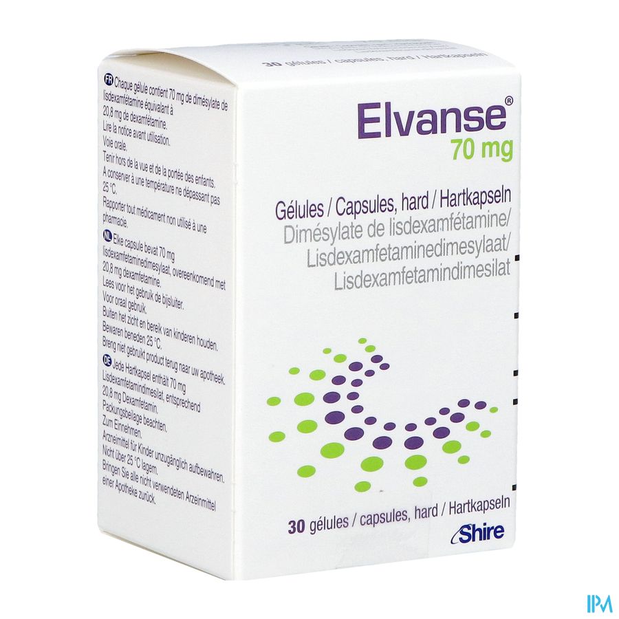 Elvanse 70mg Caps Hard 30 Elvanse 70mg Caps Hard 30