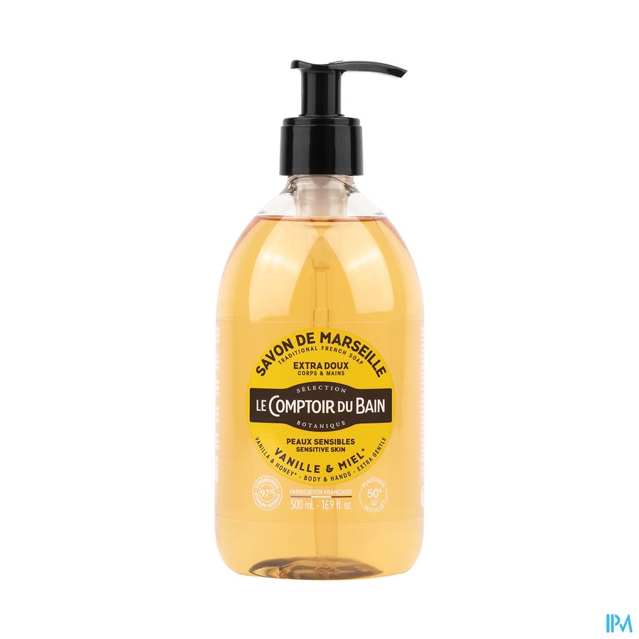 Lcb Savon Liquide Vanille Miel Fl 500ml S/palme Lcb Savon Liquide Vanille Miel Fl 500ml S/palme