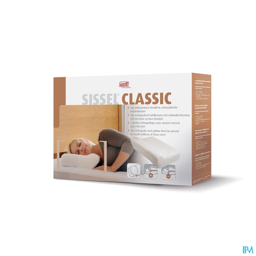Sissel Classic Oreiller Orthoped.stand+taie Coton Sissel Classic Oreiller Orthoped.stand+taie Coton