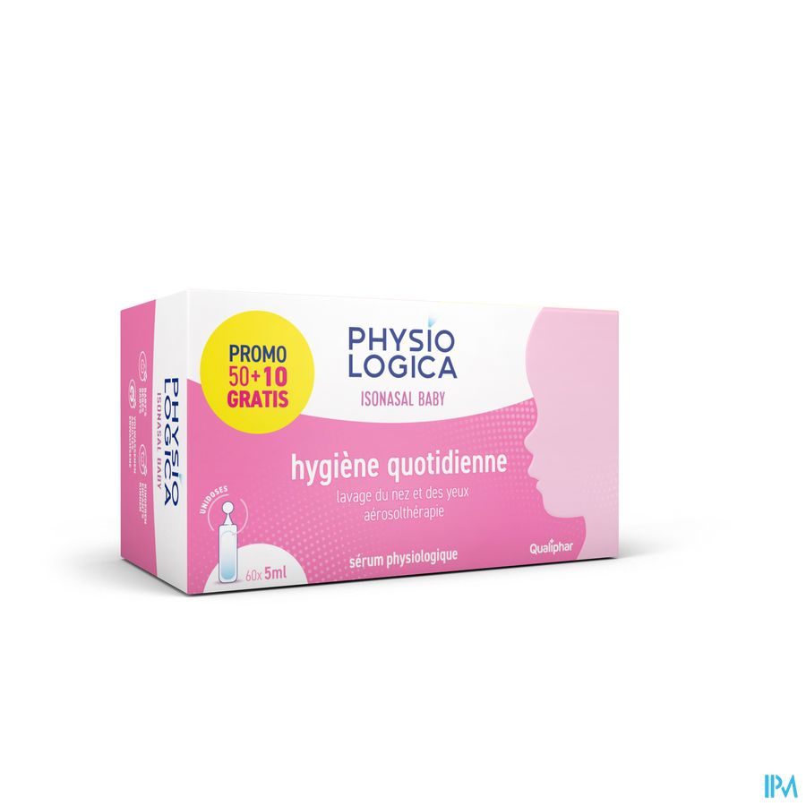 Physiologica Isonasal Unidose 50+10x5ml Promo Physiologica Isonasal Unidose 50+10x5ml Promo