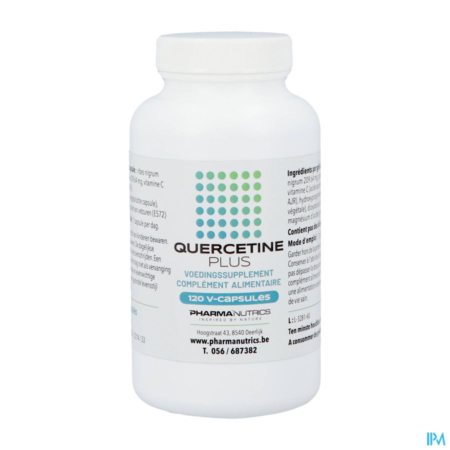 Quercetine Plus V-caps 120 Pharmanutrics Quercetine Plus V-caps 120 Pharmanutrics