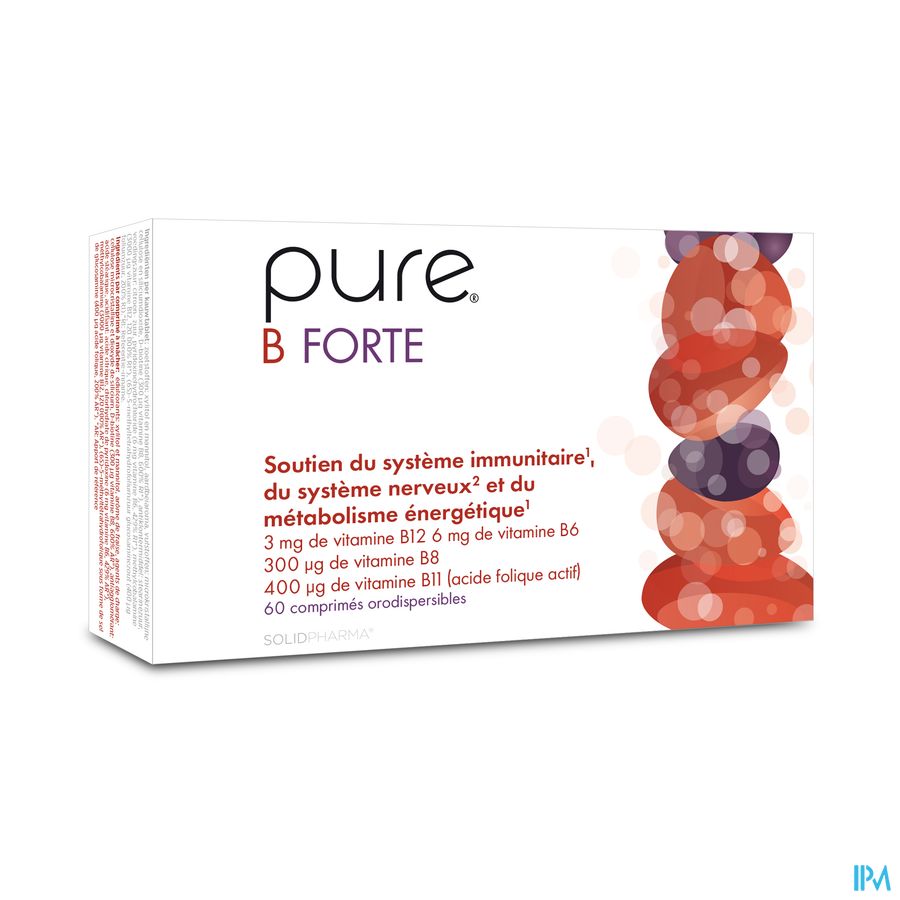 Pure B Forte Smelttabl 60