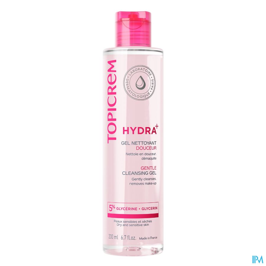 Topicrem Hydra+ Reinigingsgel Lichaam-haar Fl200ml Topicrem Hydra+ Reinigingsgel Lichaam-haar Fl200ml
