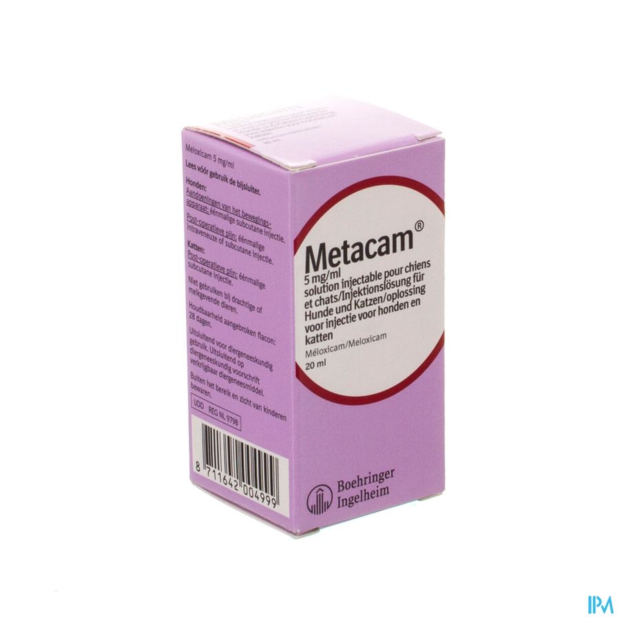 Metacam 5mg/ml Honden&katten Opl Inj 20ml