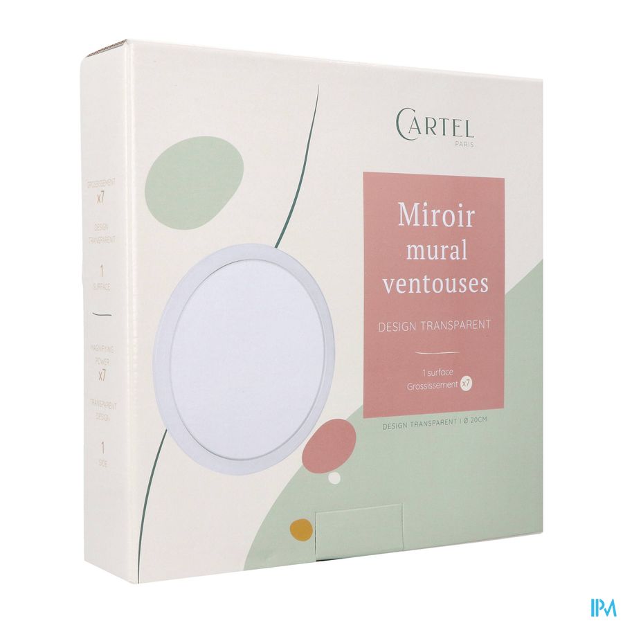 Wandspiegel Met Zuignap 20cm Transp.x7 (azie) Wandspiegel Met Zuignap 20cm Transp.x7 (azie)