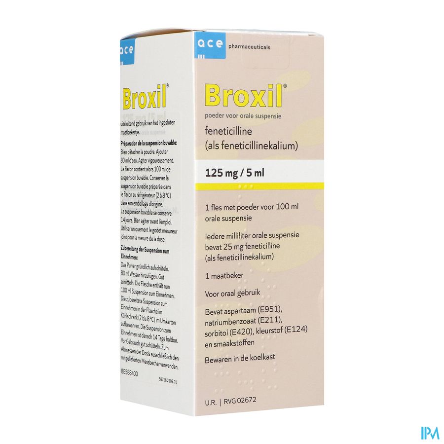 Broxil 125mg/5ml Pdr Susp 100ml Broxil 125mg/5ml Pdr Susp 100ml