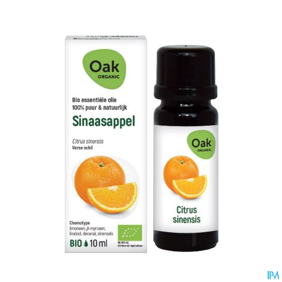 Oak Ess Olie Sinaasappel 10ml Bio Oak Ess Olie Sinaasappel 10ml Bio