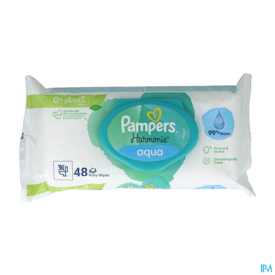 Pampers Doekjes Aqua Pure 0% 48